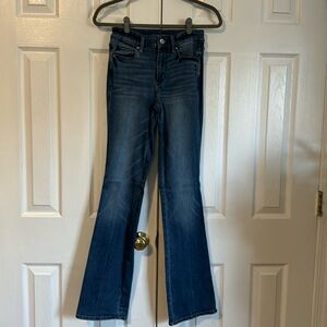 WHBM size 0 The skinny flare jean